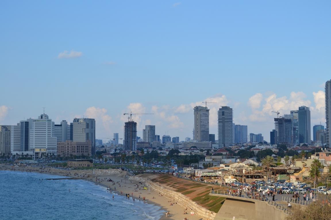 Jaffa, spre TelAviv și Marea Mediterană